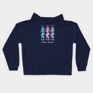 Pieces of my soul. My flower soul Kids Hoodie